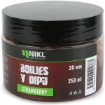 Karel Nikl Nikl Boilies v dipu Strawberry 20 mm 250 g – Zboží Dáma