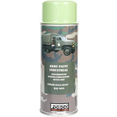 FOSCO barva Army ve spreji 400 ml RAL 6021 světle zelená – Zboží Mobilmania