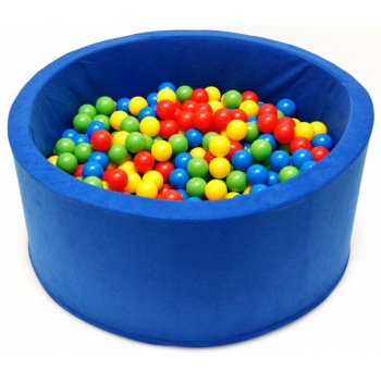 Nellys Suchý bazén kruh modrý/granátový 90 x 40 cm + 200 míčků