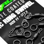 Korda Obratlík PTFE QC Ring Swivel vel.11 8ks – Hledejceny.cz