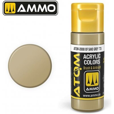 Ammo-Mig Jimenez Atom Acrylic colour sand grey 73 20 ml – Sleviste.cz
