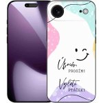 mmCase na iPhone 17 Air - vtipný text 4 bílé pozadí – Zboží Mobilmania