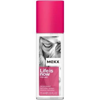 Mexx Life Is Now For Her deodorant sklo 75 ml