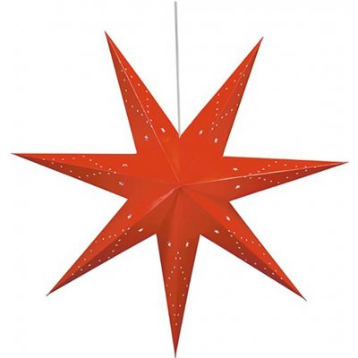 Markslojd Závěsná hvězda SATURNUS červená E14 max. 25 W, 230 V, 45 x 45 x 21 cm – Hledejceny.cz