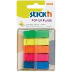 Záložky samolepicí Stick´n 45x12 mm, 5x40 lístků – Hledejceny.cz