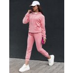 Basic růžová velurová tepláková souprava relax fit ay1069 – Zboží Dáma Basic růžová velurová tepláková souprava relax fit ay1069 – Zboží Dáma