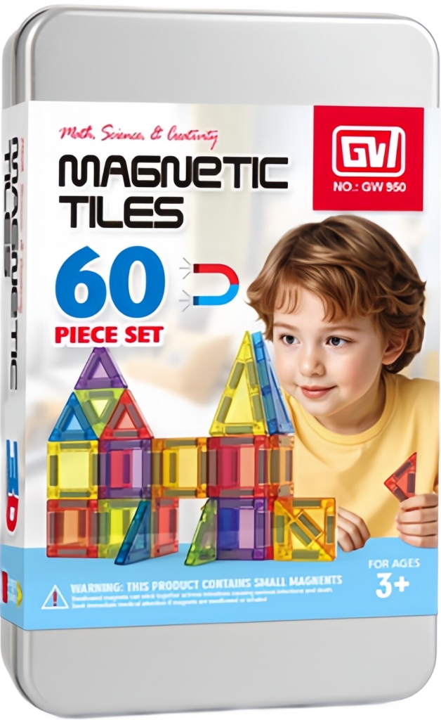 Norimpex 3D magnetická stavebnice MINI - 60 ks