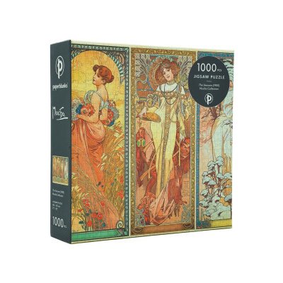 SEASONS 1900 1000PC JIGSAW PUZZLE MUCHA PAPERBLANKS – Zboží Dáma