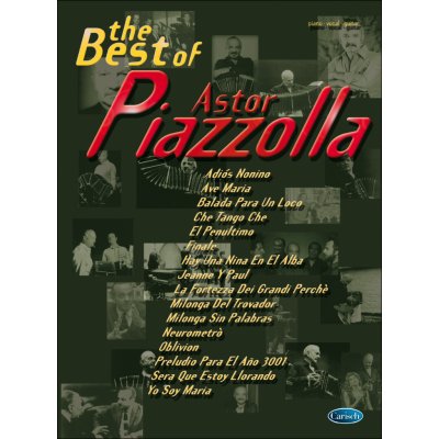 Edition Carisch Noty pro piano The Best Of Astor Piazzolla – Zbozi.Blesk.cz