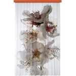 Fotozáclona AGdesign neprůhledná, květinový vzor 140 x 245 cm – Hledejceny.cz