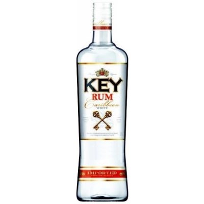 Key Rum White 37,5% 1l (holá láhev)