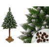 Vánoční stromek LEANToys Vánoční strom 3D na kmeni 180 cm,