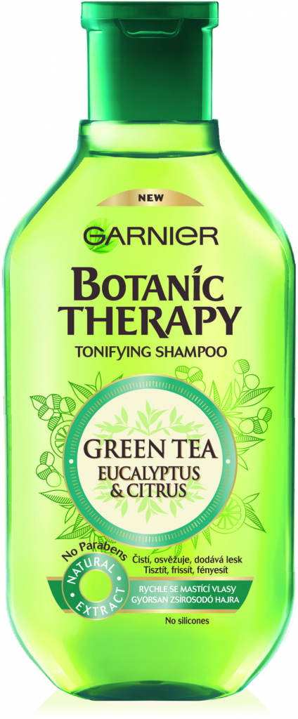Garnier Botanic Therapy šampon Green Tea Eucalyptus & Citrus 250 ml od 58  Kč - Heureka.cz