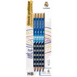 Astra 206018001 4ks obyčejná tužka HB s gumou Real Madrid blistr – Zboží Živě
