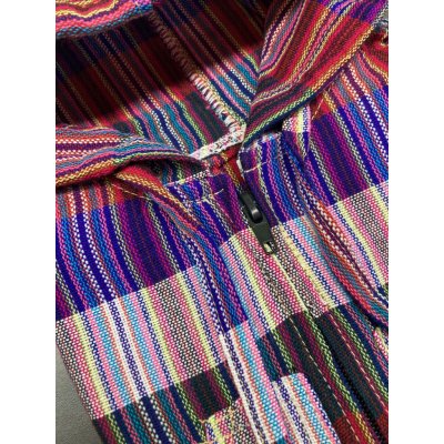 dětská bunda z Jižní Ameriky pro nejmenší fialovo-červená – Zboží Mobilmania