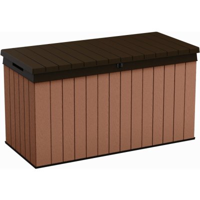 Keter DARWIN 570L 142,5 x 65,3 x 78,2 cm hnědý 17211696 – Zboží Mobilmania