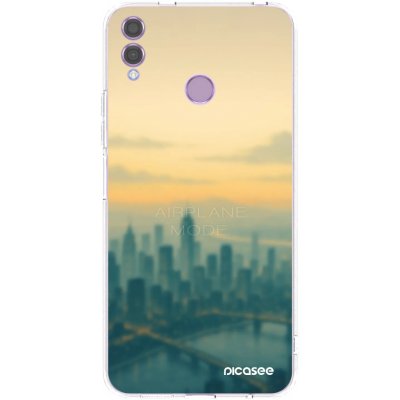 Picasee silikonový průhledný obal pro Honor 8X - Airplane mode – Zboží Živě