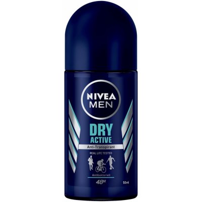 Nivea Men Dry Active roll-on 50 ml – Zbozi.Blesk.cz