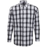 Premier pánská košile s dlouhým rukávem GINMILL černá/bílá – Zboží Dáma