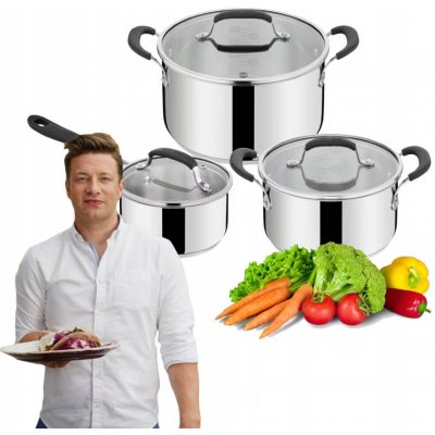 Tefal Sada hrnců Home Cook, nerezová ocel 6dílná – Zboží Mobilmania