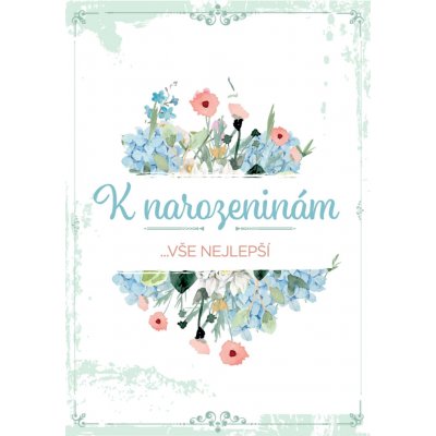 Přání k narozeninám "Vše nejlepší!" – Zboží Dáma