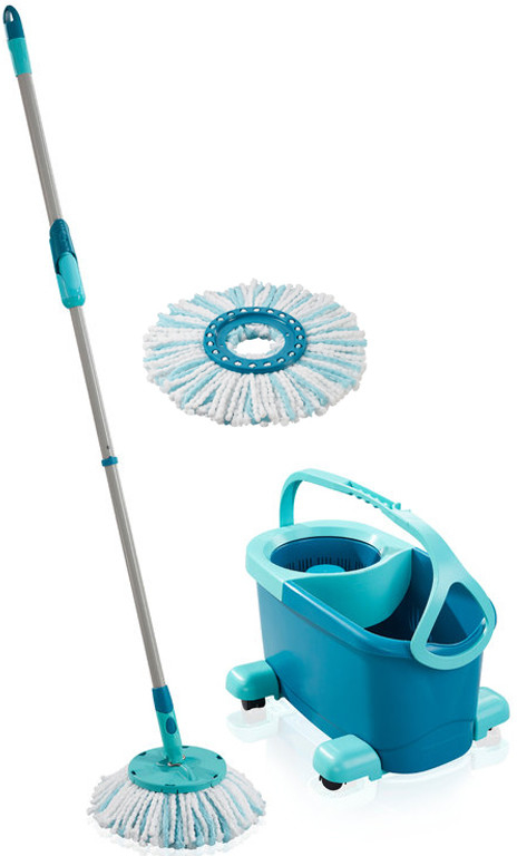 Leifheit Clean Twist 52102 + 52104 Disc Mop Ergo Mobile Úklidová sada s náhradní hlavicí