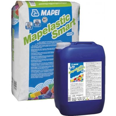 Mapei MAPELASTIC SMART (A+B) Hydroizolační cementocá dvousložková pružná stěrka, 30 kg – Hledejceny.cz
