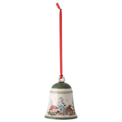 Villeroy & Boch My Christmas Tree ozdoba zvoneček veverky – Sleviste.cz