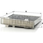 Filtr, vzduch v interiéru MANN-FILTER CUK 2230/1 – Hledejceny.cz