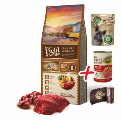 Sam's Field Grain Free Venison 13 kg – Zboží Mobilmania