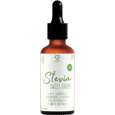 Goodie Stevie fermentovaná kapky BIO - přírodní sladidlo / Organic Stevia sweet drops - 50 ml – Zboží Mobilmania