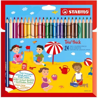 Stabilo Trio silné 203/24-01 sada i pro leváky 24 ks – Sleviste.cz