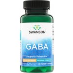 Swanson GABA Kyselina Gama Aminomáselná 750 mg 60 kapslí – Hledejceny.cz