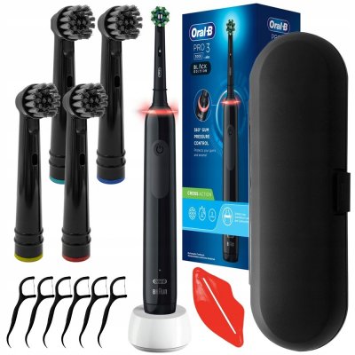 Oral-B Pro 3 3000 Cross Action Black – Zboží Živě