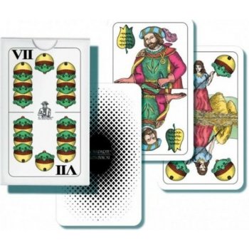 BONAPARTE Mariáš dvouhlavý společenská hra karty v papírové krabičce 6,5x10x1cm