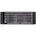 Sada bitů HONITON na prodloužené T-rukojeti, 8 dílů, plastové plato, HA083 – Zboží Dáma