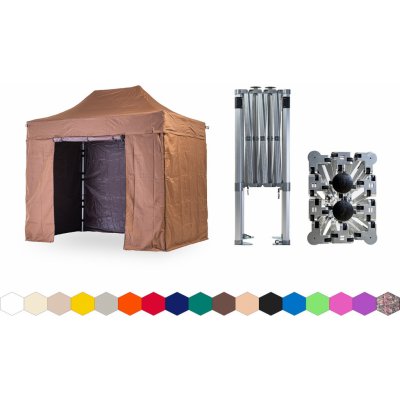 TENTino BIG HEXAGON 2x3 m 10A HNĚDÁ – Zboží Dáma