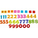 Small Foot Barevné magnetické číslice 40 ks – Hledejceny.cz