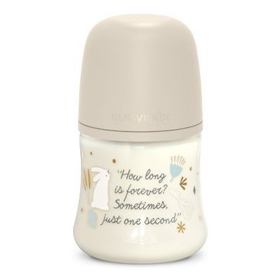 Suavinex Wonderland kojenecká láhev fyziologický průtok krémová 150 ml – Zboží Mobilmania