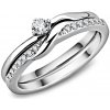 Prsteny Mabell Set dámských prstenů z chirurgické oceli EMILIANA CZ221TK3508 5C45