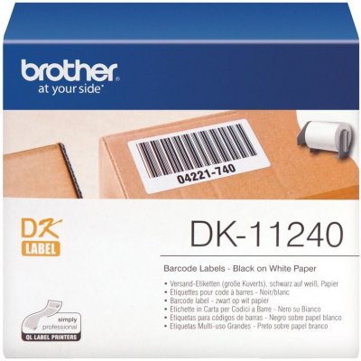 Brother 102mm x 51mm, bílá, 600 etiket, DK11240 – Hledejceny.cz