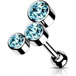 Šperky4U cartilage helix tragus piercing CP1081-Q – Zboží Dáma
