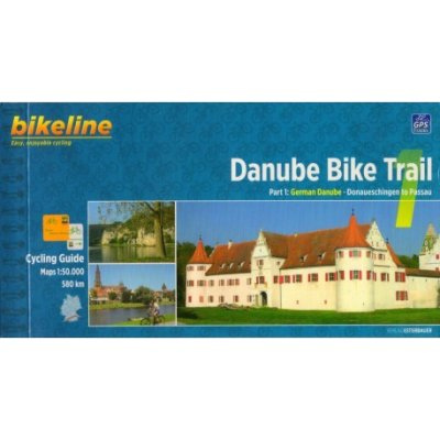 Bikeline Danube Bike Trail 1/Dunajská cyklostezka 1 1:50 000 cykloprůvodce – Zboží Mobilmania