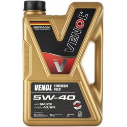 VENOL Synthesis Gold 5W-40 A3/B3 1 l