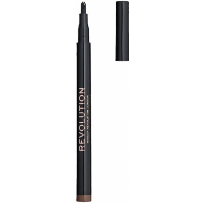 Makeup Revolution Micro Brow Pen precizní tužka na obočí Medium Brown 1 ml – Hledejceny.cz