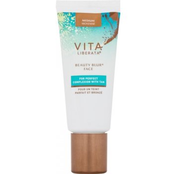 Vita Liberata Beauty Blur Face tónovaný samoopalovací krém pro rozjasnění a hydrataci odstín Light 30 ml