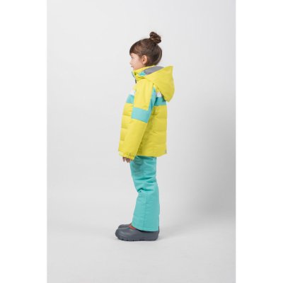 Phenix Pisces Kids dětská lyžařská bunda a kalhoty 2021 lime/turquoise/white