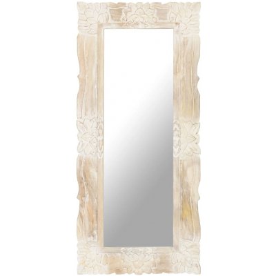 zahrada-XL bílé 110 x 50 cm masivní mangovníkové dřevo – Hledejceny.cz