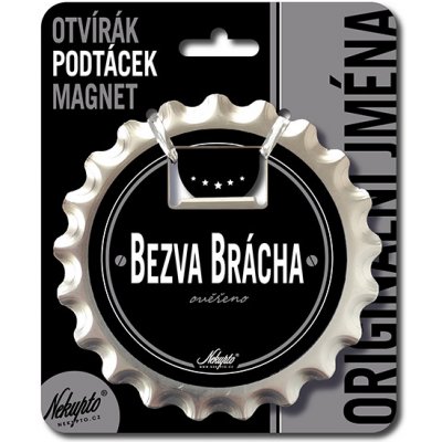 Nekupto Otvírák na pivo, podtácek Bezva brácha V.I.P. – Hledejceny.cz