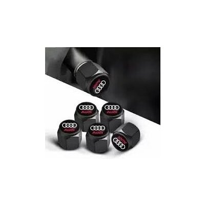 MJakes krytky ventilků hranaté černé pro vozy AUDI – Hledejceny.cz